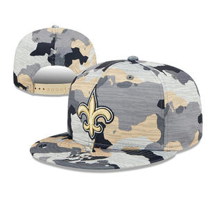 Casquette Snapback structurée camouflage avec fermeture réglable, chapeau de performance pour activités de plein air, casquettes hip-hop avec logo brodé - Product Image 4
