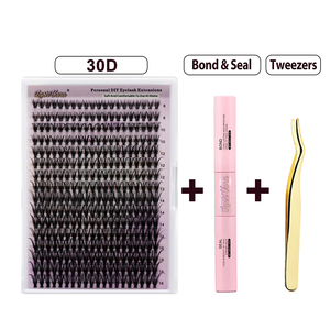 Ciglia a ciuffetti fai da te effetto <span class=keywords><strong>gotico</strong></span> a punta arrotondata 55D D+ Curl 9-14mm per narrazione, eventi, tradizione orale, racconti, miti, serate - Product Image 3