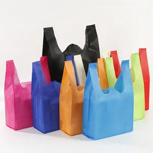 Розничная упаковка с логотипом заказчика, складные рекламные полипропиленовые нетканые сумки для покупок