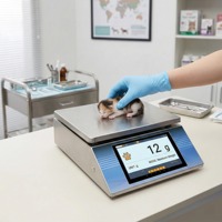 Báscula Electrónica Inteligente de Acero Inoxidable Beiheng, Precisión de 0.1g, Pantalla LCD Grande, Impermeable, para Procesamiento de Alimentos