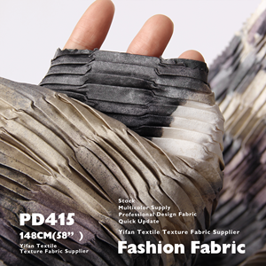 Nouveau Design abstrait éclaboussé d'encre Satin <span class=keywords><strong>Origami</strong></span> Texture <span class=keywords><strong>tissu</strong></span> plissé pour vêtements Thobe matelas canapé t-shirt - Product Image 5