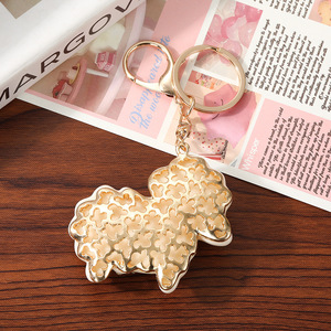 Simpatici portachiavi a forma <span class=keywords><strong>di</strong></span> pecorella in cristallo d'<span class=keywords><strong>acqua</strong></span>, portachiavi, borse da donna, ciondoli, accessori. - Product Image 3