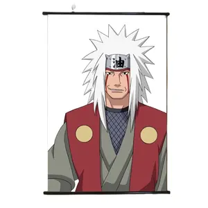 Fabric Wall Scroll Poster Japanese Anime Canvas Scroll Painting Picture Stickers Home Wall Print