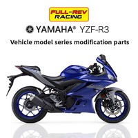 Piezas Modificadas FULL REV RACING, Repuestos, Reposapiés, Protector de Manillar, Barra Anticaídas para Yamaha R3