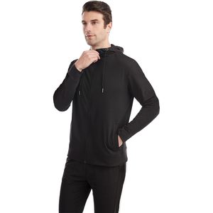 Survêtements pour hommes, ensemble 2 pièces, sweat à capuche zippé et pantalon, décontracté, respirant, manches longues, vêtements pour hommes adultes - Product Image 4