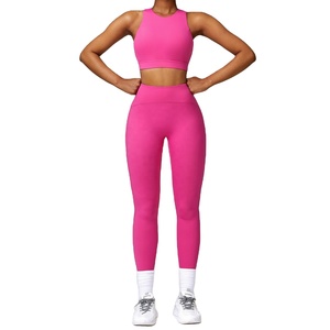 Nueva ropa deportiva ecológica de nailon reciclado, conjunto de traje de Yoga para mujer, ropa de entrenamiento físico - Product Image 2