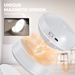 Base de atracción magnética de 360 grados sin esquinas muertas Luz de detección de cuerpo humano inalámbrica automática tiempo de carga corto - Product Image 2