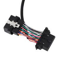 OEM ODB OBD2 OBDII 16PIN macho a hembra conector LED Y lector de código de cable