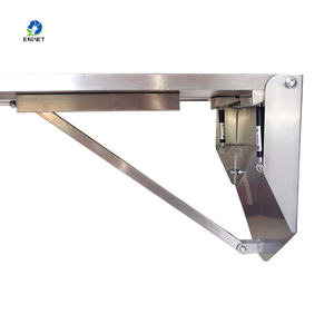 EUR PET montaggio a parete pieghevole tavolo pieghevole montaggio a parete tavolo veterinario ripiega verso il basso in acciaio inox esami e piani di chirurgia - Product Image 4