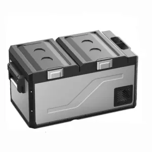 Réfrigérateur Portable de voiture, 20 l, 40l, 50l, 60l, 70l, glacière pour véhicule, 12V/24V, 220V, double usage, compresseur avec application de contrôle