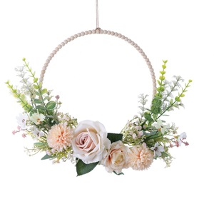 พวงหรีดดอกกุหลาบประดิษฐ์ CallaFloral สำหรับตกแต่งผนัง งานแต่งงาน จัดดอกไม้ตกแต่งบ้าน รุ่น CF01417 - Product Image 5