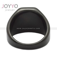 Bague en pierre pour homme Bague en pierre naturelle classique Vente en gros Bijoux en acier inoxydable