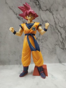 Figura de Anime de 25 cm de Dragon Ball Super Son <span class=keywords><strong>Goku</strong></span>, Figura de Acción de <span class=keywords><strong>Goku</strong></span> con <span class=keywords><strong>Pelo</strong></span> <span class=keywords><strong>Rojo</strong></span>, Super Grabada, Coleccionable, Modelo de Batalla - Product Image 2