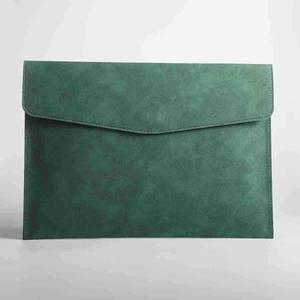 Porte-documents A4 en PU avec fermeture magnétique, grande capacité, haut de gamme, imperméable, personnalisable avec logo pour les réunions, cadeaux d'affaires - Product Image 5