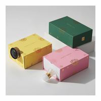 2024 nouveau style boîte de papier de beignet écologique boîte d'emballage en papier imprimé doux