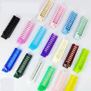 Hotel disposable folding comb plastic massage portable outdoor camping air tourism travel folding comb