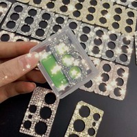 Protecteur d'écran de caméra diamant pour Sam S21 Ultra / Note 20 Ultra avec quantité minimale de commande sont pris en charge anneau de Protection d'objectif
