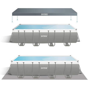 INTEX Bộ Hồ Bơi Hình Chữ Nhật Siêu XTR 26356 18FT X 9FT X 52IN Bộ Hồ Bơi Trên Mặt Đất Hình Chữ Nhật Gia Đình Lớn - Product Image 3