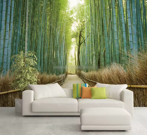 Elegante jardín otoño bosque paisaje 3D 5D 8D pared Mural foto papel tapiz - Product Image 1