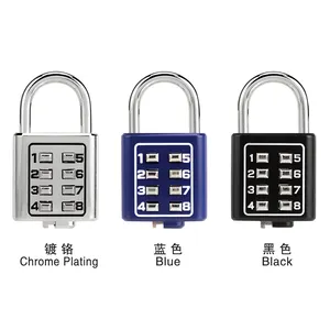 Hot Selling Products Luggage Zinc Alloy Combination Padlock Digital Number Padlock For Suitcase