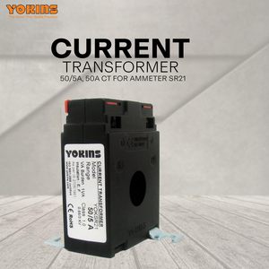 Transformateur de courant YOKINS 50/5A, 50A CT pour ampèremètre modèle SR21, design rectangulaire élégant encapsulé dans du polycarbonate - Product Image 6