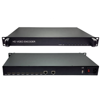 4 8 16 24 canaux H264 H265 H.265 CATV Headend IPTV HD MI IP Live Streaming Video Encoder for Digital Cable TV Broadcasting