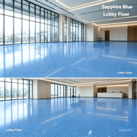 Peinture pour sols en sable coloré époxy, effet carrelage marbre, écologique, haute dureté, imperméable, revêtement liquide couleur personnalisée