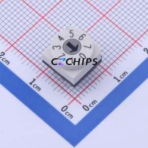 MER-08 Rotary Encoder Switch Through hole Component (THT) Switch 8 True Code - Product Image 1
