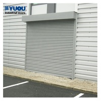 Fabrication professionnelle volet roulant électrique en acier à usage commercial personnalisé/porte enroulable pour conteneur