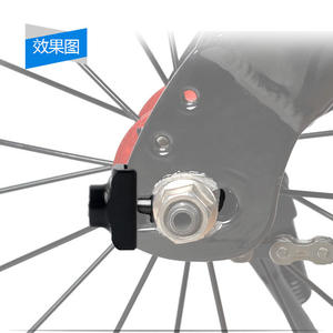 Tensor de Cadena de Bicicleta de Aleación de Aluminio, Ajustable en 7 Velocidades, Color Rojo, Plateado y Azul, CNC - Product Image 4