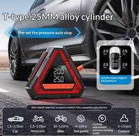 Démarreur de secours 10000mAh 1500A à courant de crête avec compresseur d'air 150psi, gonfleur de pneus pour camion et moto, lumière d'avertissement LED et batterie externe