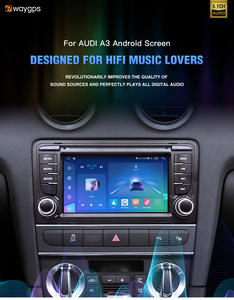 Ewaygps Android Màn hình được xây dựng trong DSP khuếch đại quang đầu ra đồng trục Audiophile chất lượng với Carplay Android tự động cho Audi A3 - Product Image 2