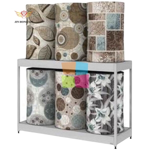 Lật Thảm hiển thị đứng tùy chỉnh chăn sắt giá treo trong hàng thích hợp cho thảm và vải cửa hàng siêu thị - Product Image 1