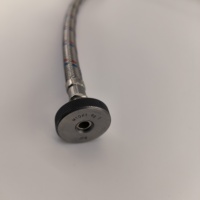 Robinet mitigeur d'eau de cuisine F1/2XM10 avec tuyau tressé flexible accessoire de plomberie pratique