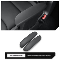 Housse de protection en silicone pour accoudoir de Tesla Model YL 2025, anti-rayures, protection de l'accoudoir de la deuxième rangée, étanche