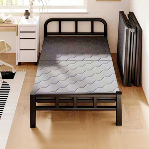 Sofá Cama Plegable Vertical de Madera Maciza Portátil Moderno para Oficina, Sofá Cama Individual Plegable Económico para Hospital - Product Image 1