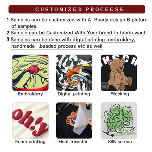 กางเกงยีนส์ทรงหลวมทรงตรงเอวขนาดกลางทรงหลวมพิมพ์ลายวินเทจสำหรับผู้ชายออกแบบได้ตามต้องการสไตล์ฮิปฮอปดีไซน์เย็บปะติดสำหรับฤดูใบไม้ร่วง - Product Image 5