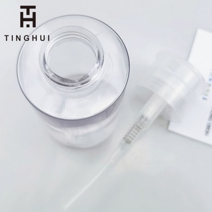 150ml 200ml 300ml Nail Polish <b>Remover</b> <b>Makeup</b> <b>Remover</b> Acetone Pump Clear Cosmetic Bottle Push Down Dispenser Pump Bottles - Product Image 4