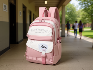 Mochila Escolar de Poliéster para Estudiantes de 15 Pulgadas con Múltiples Bolsillos - Product Image 2