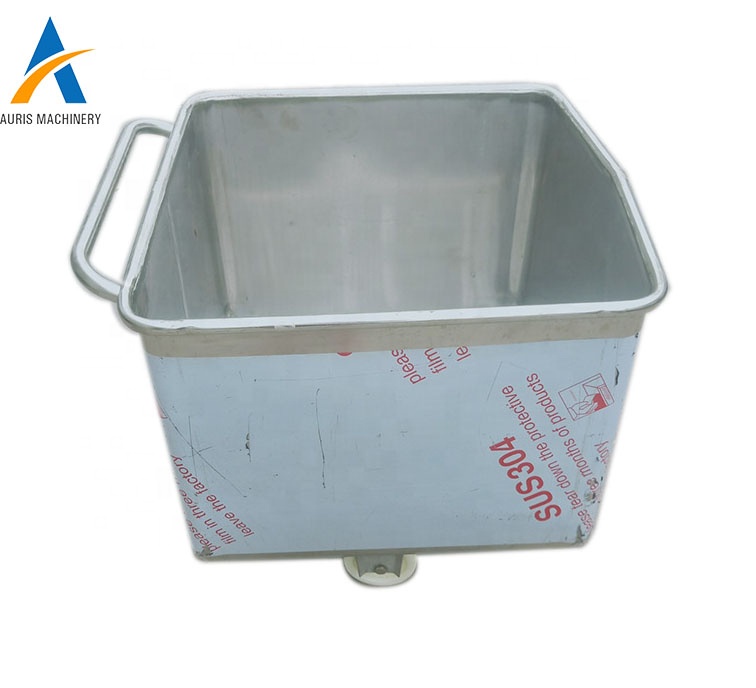 Промышленные мяса из нержавеющей стали тележка мясо подъемник лифт для тележка машинка с 4 колесами Хоппер мяса грузовик багги