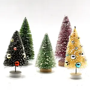Mini noel ağacı sedir masaüstü Mini pencere seti noel hediyeleri