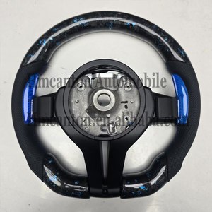 Volant de direction en cuir et fibre de carbone forgée avec LED pour BMW Série 5 F30 F10 F32 F90 F80 F82 F87 - Vente en gros - Product Image 6