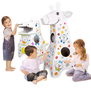 مجموعة ألعاب رسم للأطفال على شكل وحيد القرن ثلاثي الأبعاد، أحجية ملونة تفاعلية يدوية الصنع، هدايا إبداعية تعليمية علمية - Product Image 1