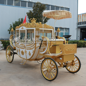 Carruaje de Caballos Eléctrico de Alta Calidad para Bodas, Carrozas Tiradas por Caballos, Carruaje de Caballos para Boda Estilo Cenicienta - Product Image 4