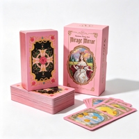 Service d'impression personnalisée de cartes de tarot avec boîte de rangement, papier cartonné de qualité supérieure pour impression couleur, vente en gros d'usine
