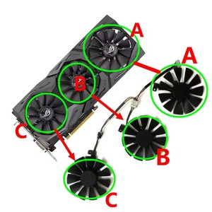 PLD09210S12HH, GPU-VGA-Kühler, Grafikkartenlüfter, für ASUS STRIX GTX 1080Ti 1060 1070Ti <span class=keywords><strong>980Ti</strong></span> RX VEGA, Grafikkartenkühlung - Product Image 5