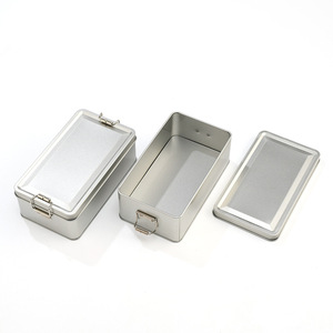 Kín khóa kim loại tin container cấp thực phẩm hộp hình chữ nhật cho tươi lưu trữ của Tiramisu bánh kẹo trái cây khô - Product Image 6