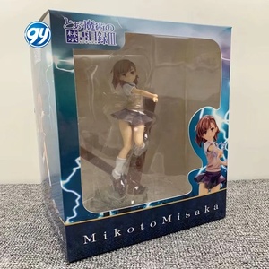 Figura de Anime de Mikoto <span class=keywords><strong>Misaka</strong></span> con Uniforme Escolar de A Certain Magical Index, Modelo de Plástico para Venta al Por Mayor - Product Image 4