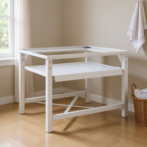 Machine à laver et à sécher double à socle blanc, 220V, avec serpentin métallique électrique, équipement domestique haut de gamme - Product Image 2