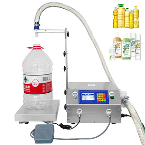 Nhỏ có trọng lượng loại thép không gỉ bơm điện trọng lượng mật ong Kem định lượng Trọng lượng máy chiết rót - Product Image 5